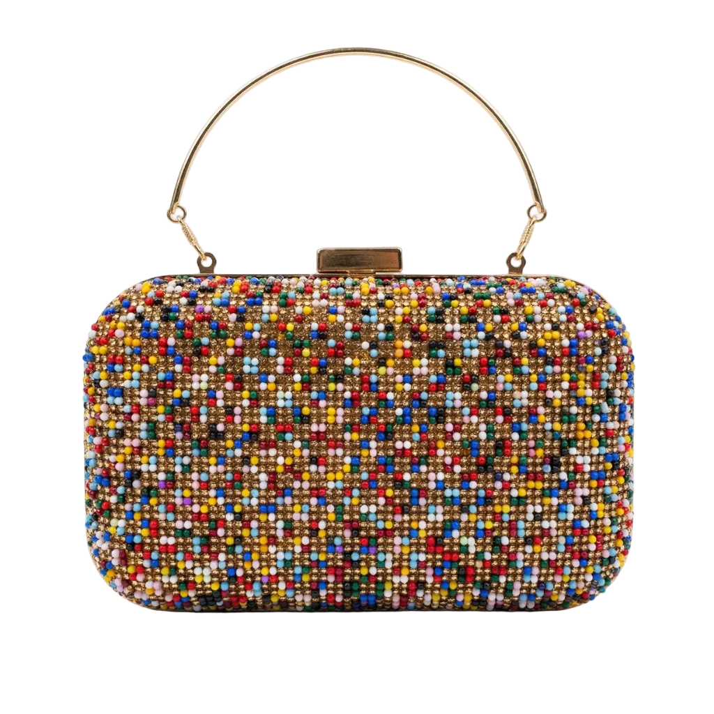 Midnight Rainbow Clutch