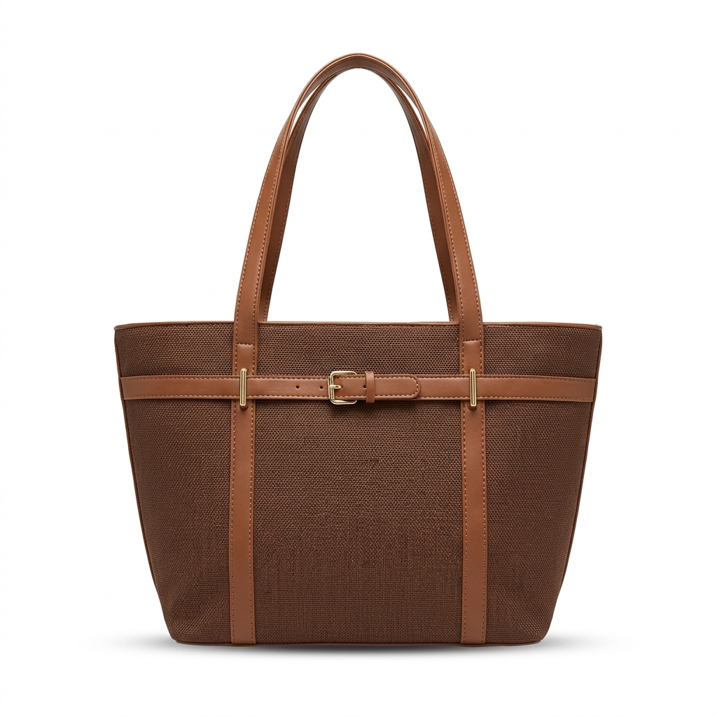 Brown Canvas Tote