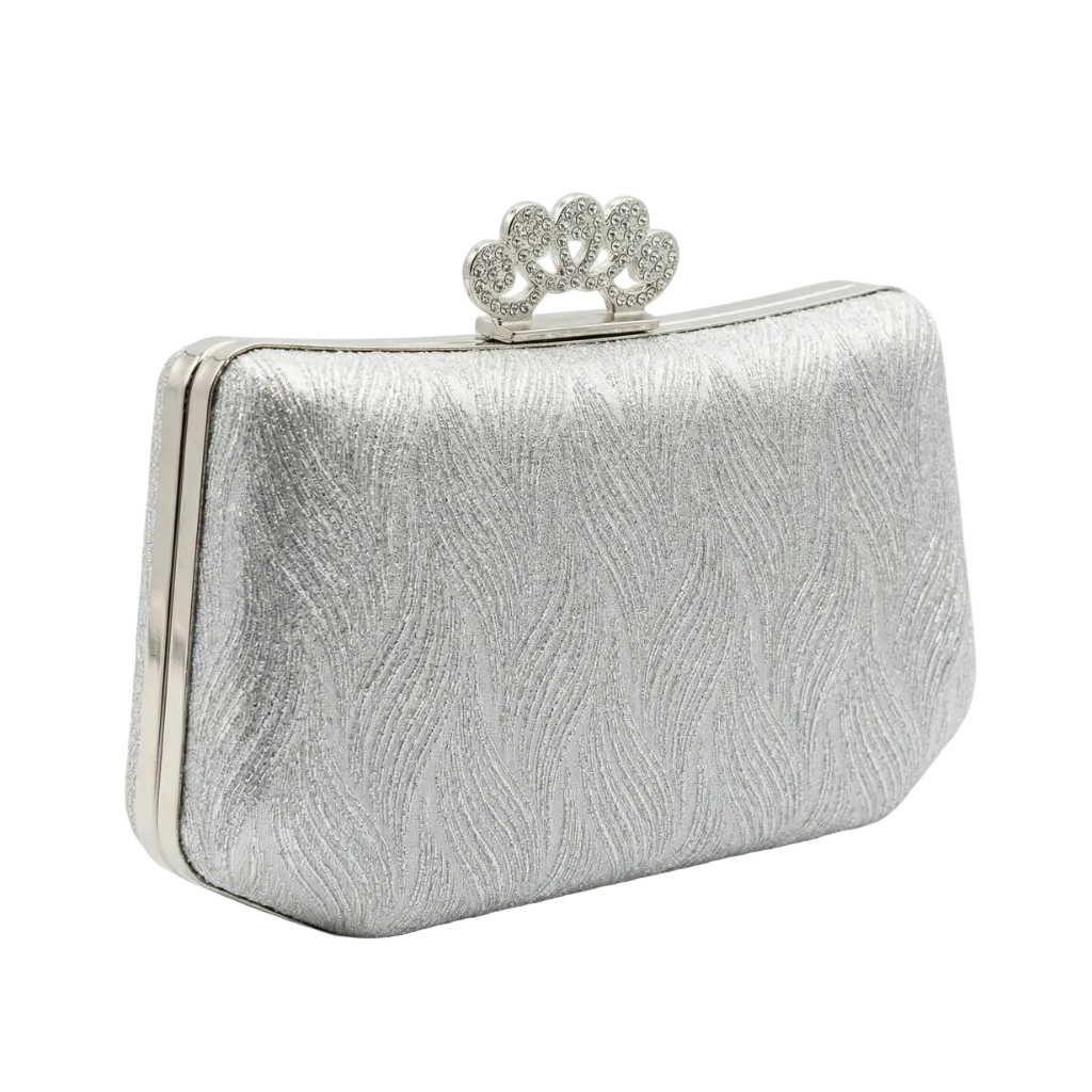 Confetti Mosaic Hand-Beaded Box Clutch – Vibrant Multi-Color Evening Bag with Gold Handle