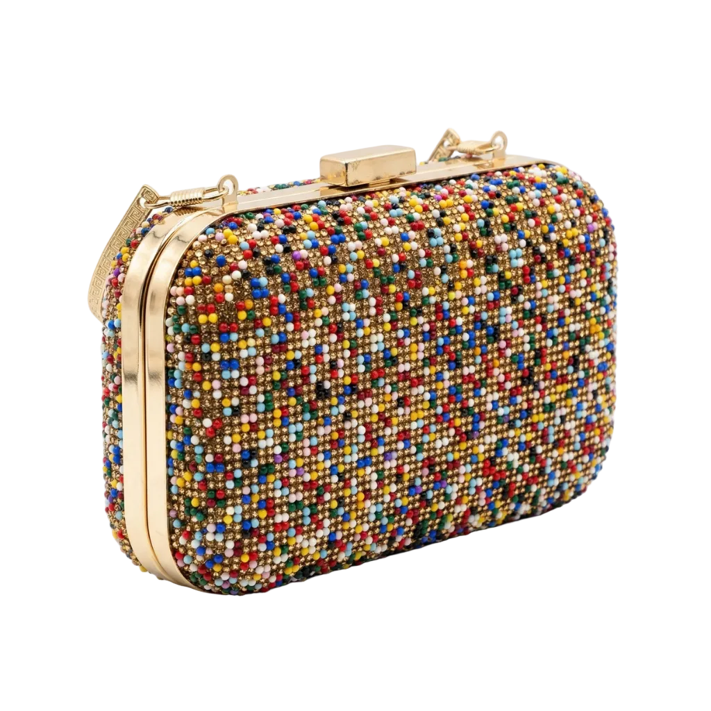 Midnight Rainbow Clutch